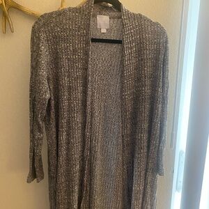 Sunday light gray cardigan size L